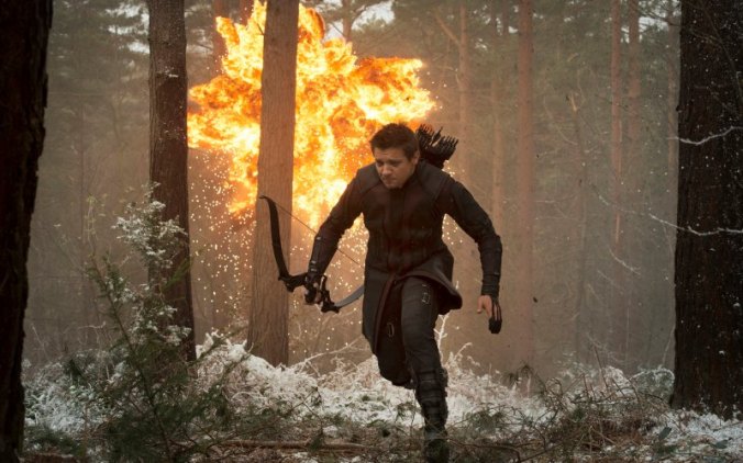 Jeremy Renner returns as Clint Barton AKA Hawkeye in the Avengers sequel Age of Ultron.